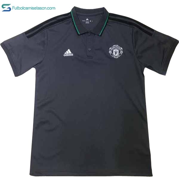 Polo Manchester United 2017/18 Gris Marino
